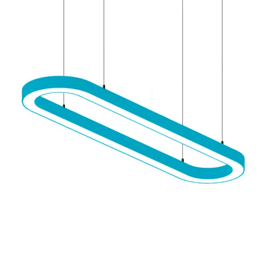 Simple New Modern Oval Ring Round LED Chandelier Lights Round Rings Dimmable Lamp for Living Dining Room Bedroom Hall Home Indoor