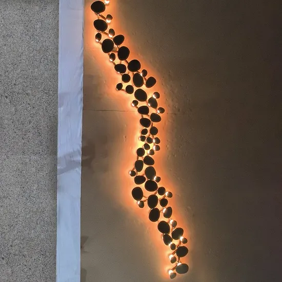 Custom Made Decorative Dimming Large LED Wall Light for Hotel Lobby 
