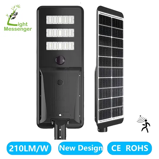 Light Messenger New 200lm/W High Quality Bright Project 15W 30 50W 100W 200W Watt Best Solar Panel Powered Garden Road Outdoor All in One LED Solar Street Light 