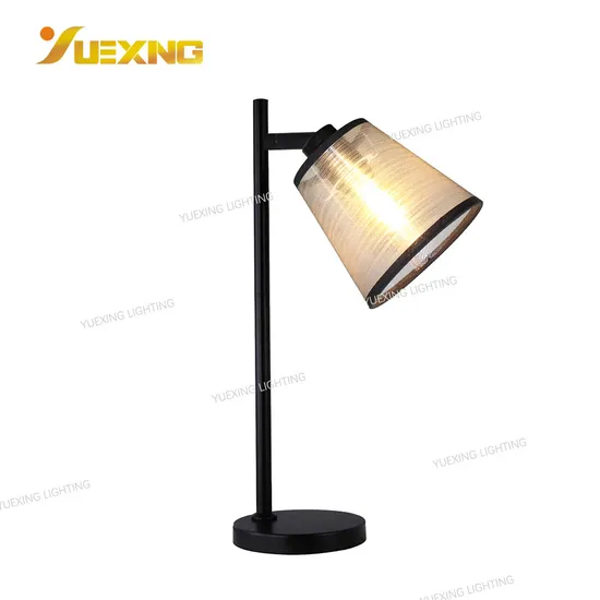 New Design Cheap Round Ball Modern Interior/Outdoor Warm White LED Table Desk Lamp Light Lighting with Round Cloth Shade 